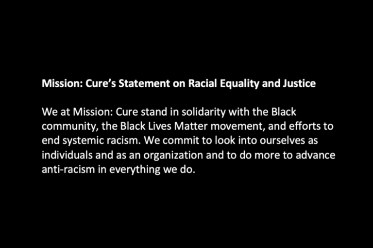 Declaración sobre igualdad y justicia racial - Mission:Cure