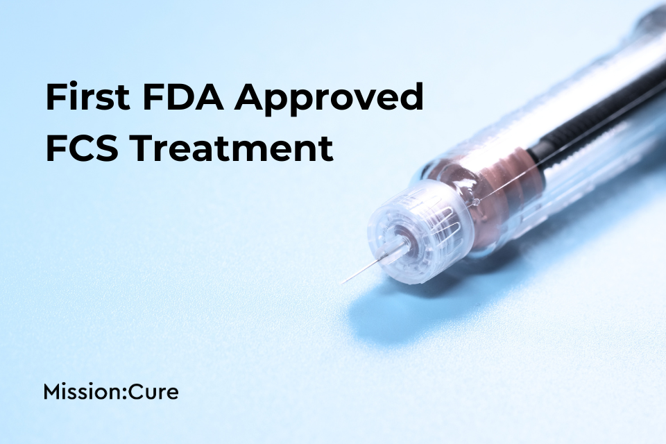 Self injector of Familial Chylomicronemia Syndrome (FCS) treatment drug, TRYNGOLZA (olezarsen).